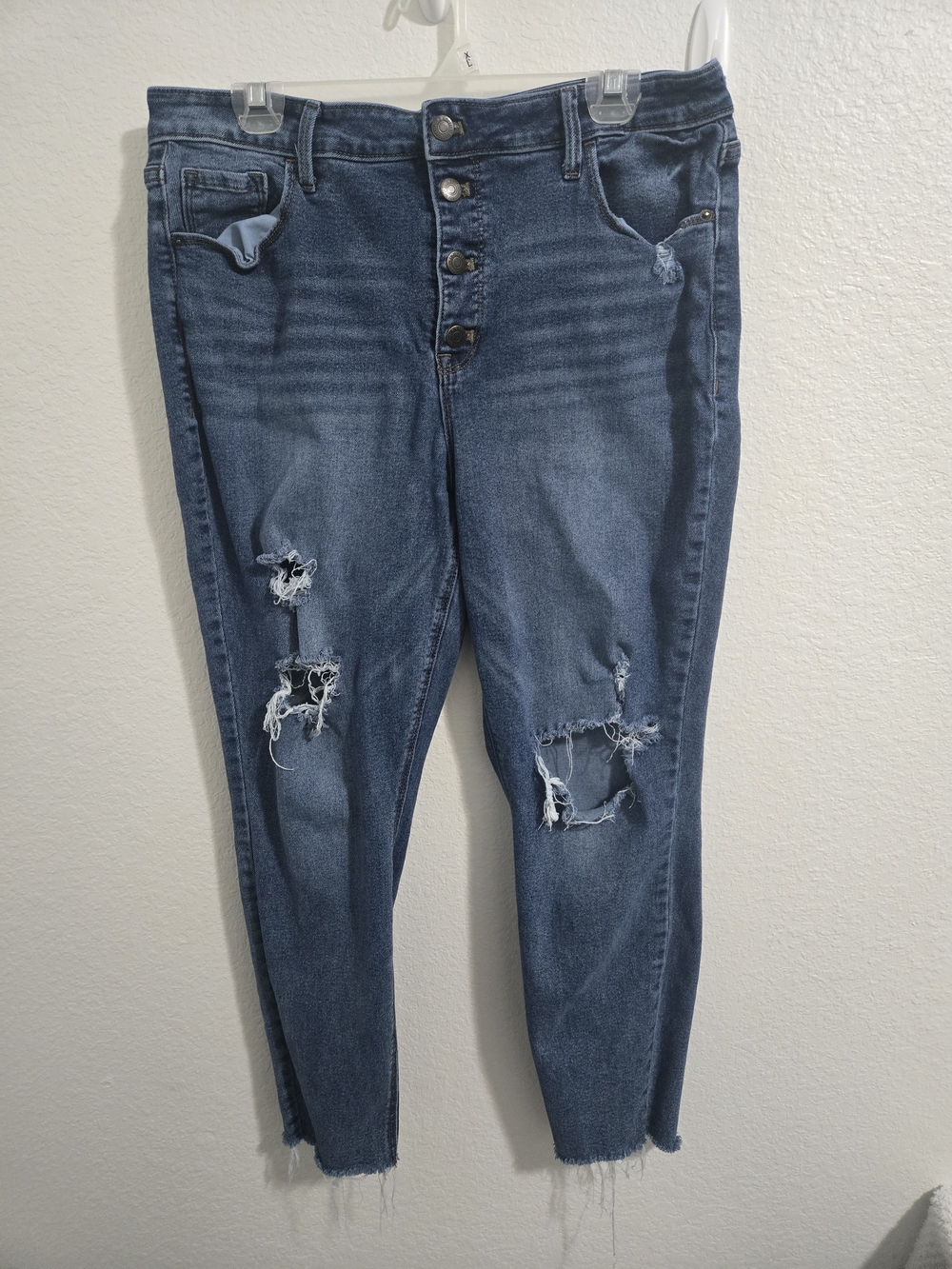 Old Navy | Dark Blue Super Skinny High Rise Jeans